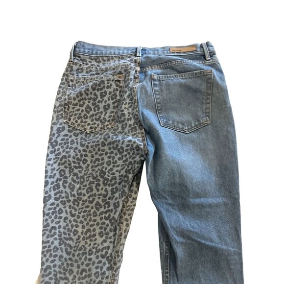 GRLFRIEND Animal Print Straight Leg Jeans Size 29 - Picture 9 of 9